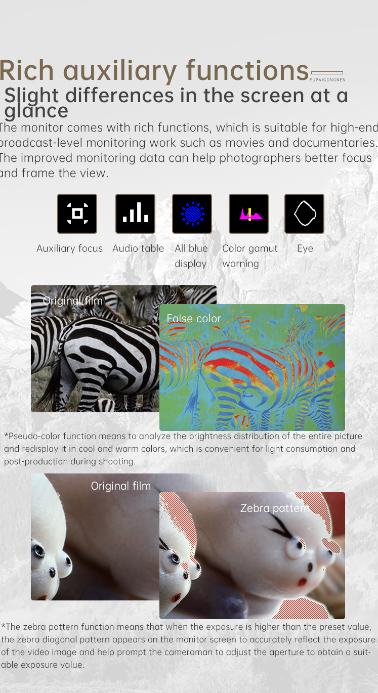 3840*2160 TYST 27 Inch Professional Monitor Supporting HDR Gamma EOTF Mode SDR and HDR Image Comparison