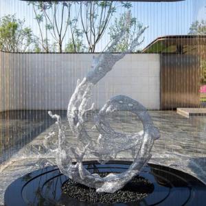 Quality Urban Street Art Decorative Metal Sculpture Modern Stainless Steel Handmade wholesale