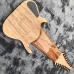 Grand 17 strings bass guitar mahogany body neck rosewood fingerboard wireless