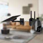 4MP Cellular Solar Battery Powered Camera 3G 4G LTE Security Camera PIR Motion