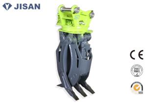 Quality Two Cylinders Hydraulic Log Grapple , Sunward SWE60 SWE70 Rotating Grapple For Excavator wholesale