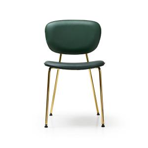Quality Elegant New Stackable Chairs , Green Olga Stackable Leather Chairs wholesale