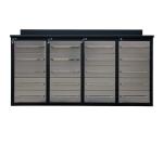 Thickness 0.8mm-1.50mm Tool Set Cabinet Large Metal Tool Box Workshop Storage