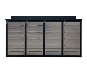 Quality Cold Rolled Steel Cabinet 20 Drawers Heavy Duty Workbench for Garage Organization wholesale