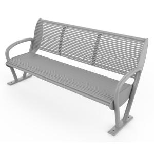 Quality Commercial ISO14001 Certificate 180cm Outdoor Aluminum Benches wholesale