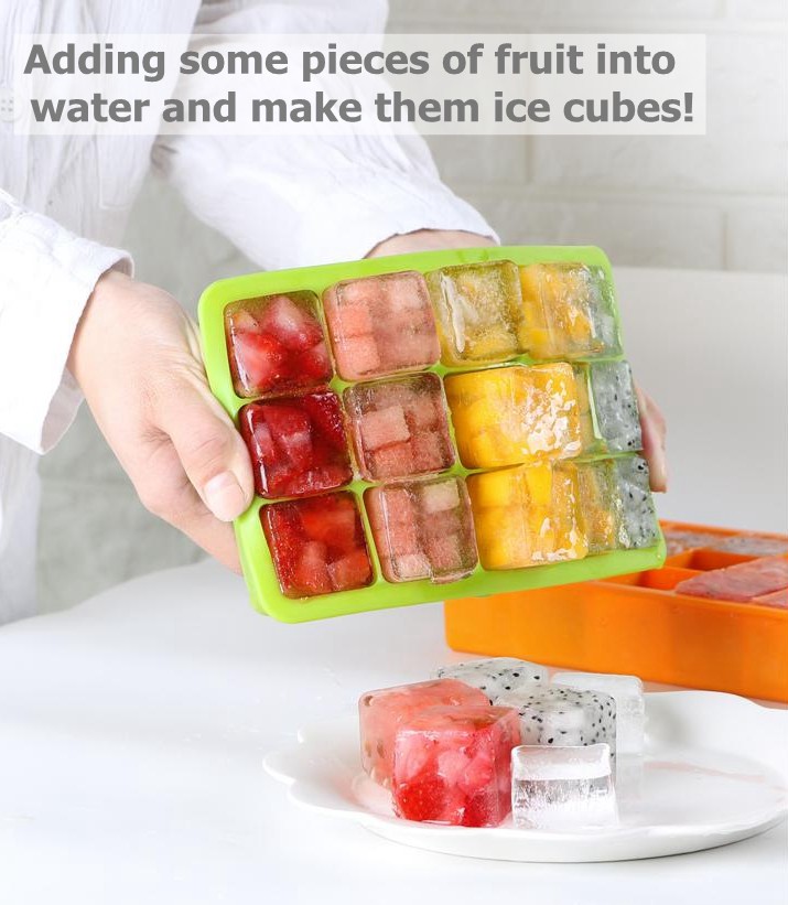 Old Fashioned Bpa Free Square Shaped 15 Cuboid Shape Lattice Mold Silicone Rubber Whiskey Cool Giant Big Best Ice Cube T