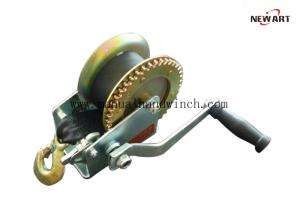 Quality Metal Manual Boat Winch / Hand Operated Winch 10m Marine Trailer Caravan 1200lb wholesale