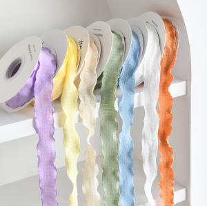 Quality 4cm Width Cake Packaging Gift Ribbon For Flowers Floral Decoration wholesale