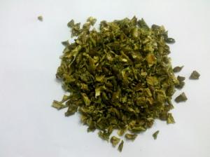 Quality Professional Custom Green Pepper Flakes , Dehydrating Chili Peppers wholesale