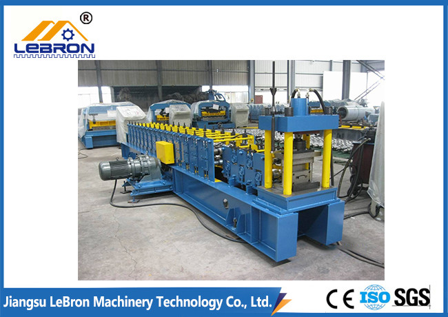 Hydraulic Cut Shutter Door Roll Forming Machine PLC Control Long Time Service
