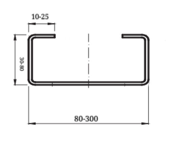 Shaft Diameter 95mm Thickness 3.0mm C Purlin Forming Machine