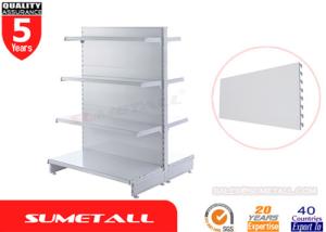 Quality Gondola Merchandise Display Racks / Boutique Display Shelves Flat Back Panel wholesale