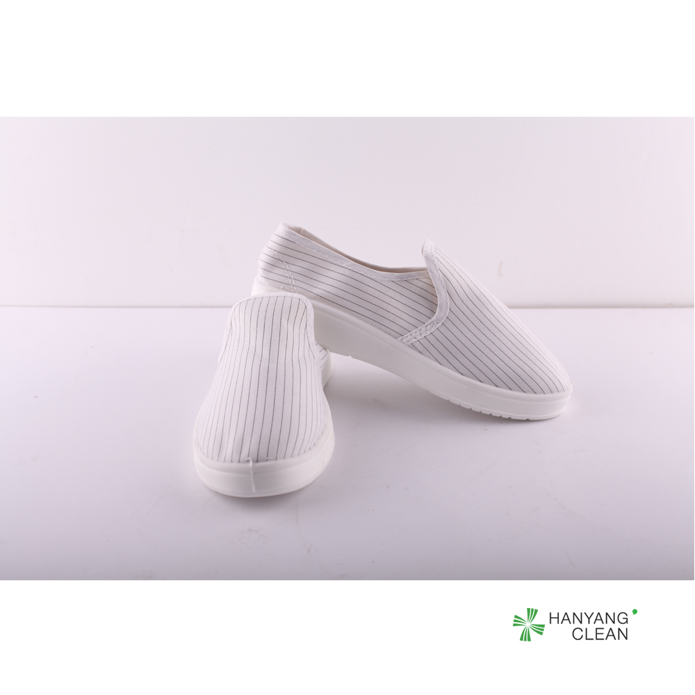 Industrial Dustproof Static Resistant Shoes With TC Canvas Upper Material