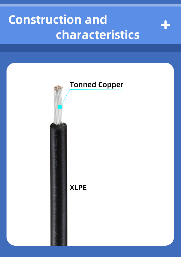 High temperature wire 125C 14awg XLPE insulation wires