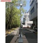 4x120W LED mounted vehicle roof mount telescopic mast night scan light tower