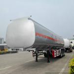 40 -44 Cbm 3 Axle Stainless Steel Tanker Semi Trailer 40KL - 44K Liter