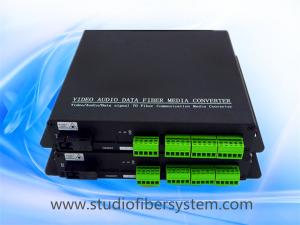 Quality 4Bidi stereo audio over fiber extenders with Phoenix interface for 4bidi encoded stereo audio to 10~120KM wholesale