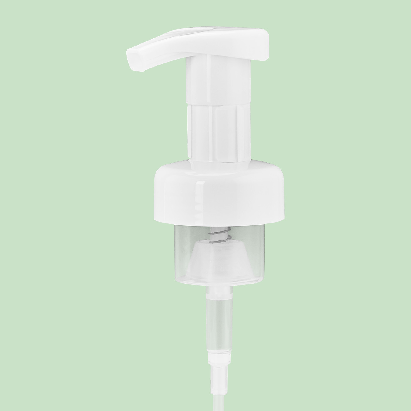 Efficient Refillable Plastic Hand Lotion Pump / Foam Pump For Bathroom Kitchen And Office