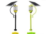 Solar Cylinder Mosquito Killer Lamp Outdoor Courtyard Waterproof Orchard Insect