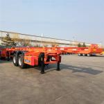 Skeleton 2 Axle 20feet Shipping Container Delivery Trailer