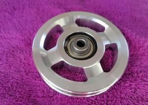Quality Gym 89mm 114mm Wire Rope Pulley Wheels Polished wholesale