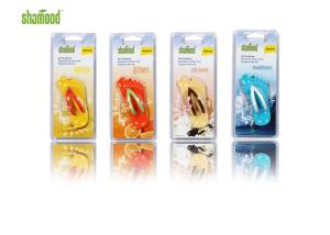 Quality 4 Simple Plastic Air Freshener Hanging Double Blister Summer Slipper Decorative wholesale