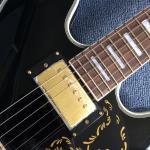 Hollow Body Jazz Electric Guitar in Black