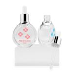 Skincare Glass Round Serum Dropper Bottles 1oz 2oz Clear Bottle 30ml