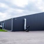 LANJING Industrial Contemporary Steel Structure Building Warehouse For Secure