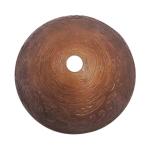 Classical Round Countertop Bathroom Sink Bowls , Tempered Glass Vessel Bathroom