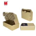 Book Shape Folding Box Printable Logo Gift Box Corrugated Packaging Box