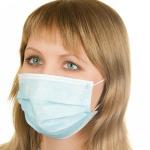 Lightweight Disposable Mouth Mask , Medical Surgical Mask Anti Dust