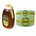 Honey Jar Seal Labels healthy food product labels