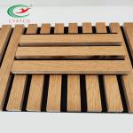 Practical Slatwall Sound Acoustic Panel Natural Oak For Ceiling
