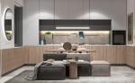 Customized Modular Household Indoor With Multiple Kitchen Cabinet Furniture
