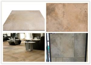 Quality Glazed 600x600 Ceramic Floor Tiles Yellow Accidental Colouring 10mm Thick wholesale