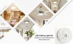 High Lumen 230V 15W 110MM 36V 3CCT Spare Part Ceiling Fan PCB Board Driver Less