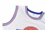 Mens Competition Clothing , Basketball Trainning Jersey Custom Logo White Black