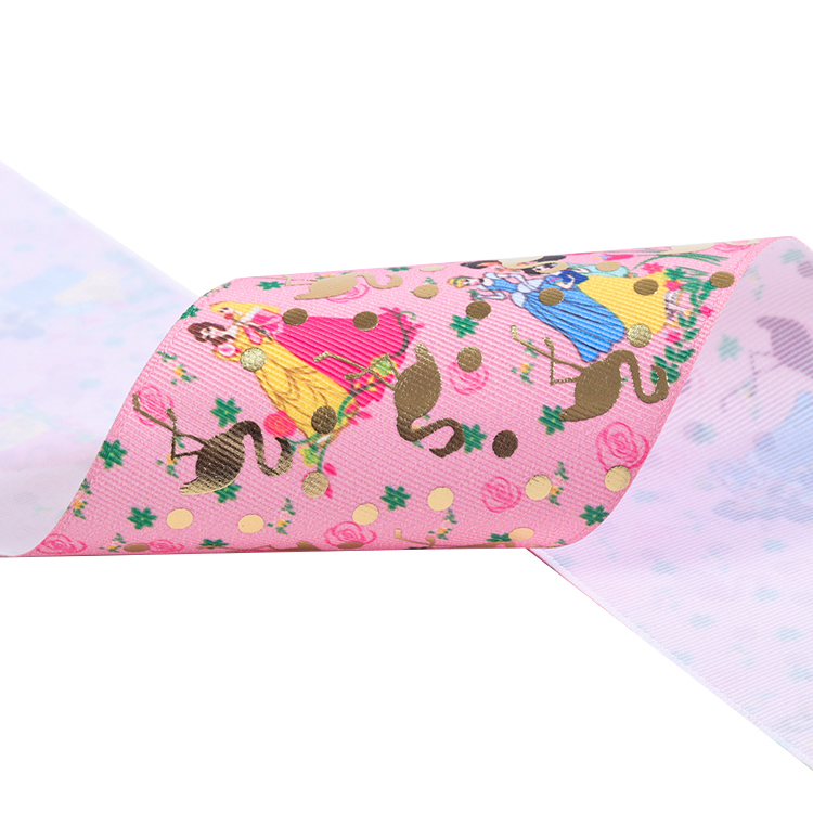 Animals Personalised Printed Ribbon Customized Size Single / Double Face
