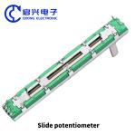 75mm Mixer Fader B10K Dual Stereo Sliding Potentiometer B103