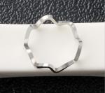 Wavy Shape Siver Color Ring ECG Design Stainless Steel Ring