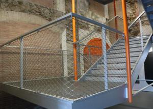 Quality Excellent Flexibility Buckle Stair Mesh SS304 2.0 MM Wire 50x50 MM Hole wholesale