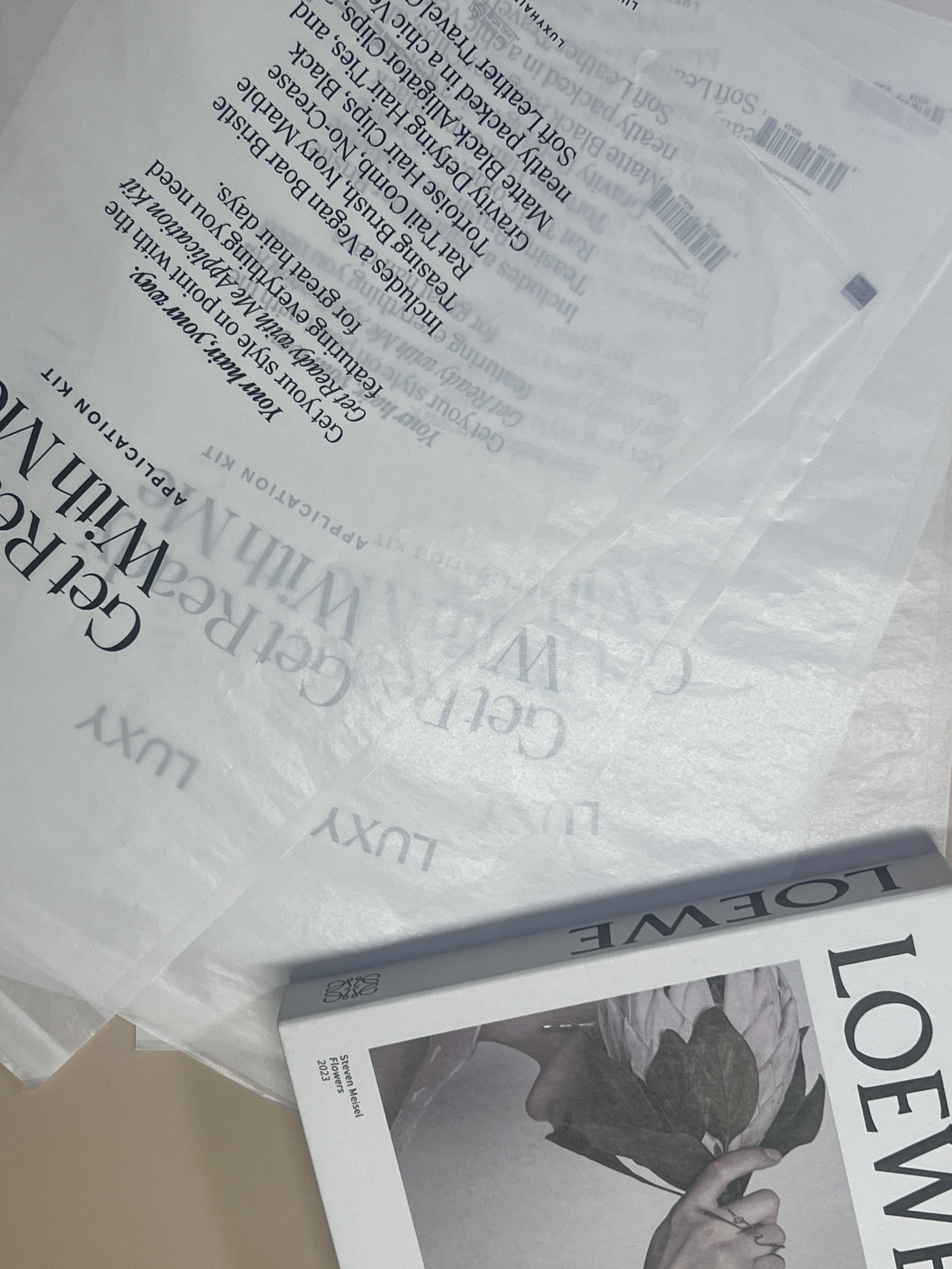 Environmental Paper Bags Customized Self Adhesive
