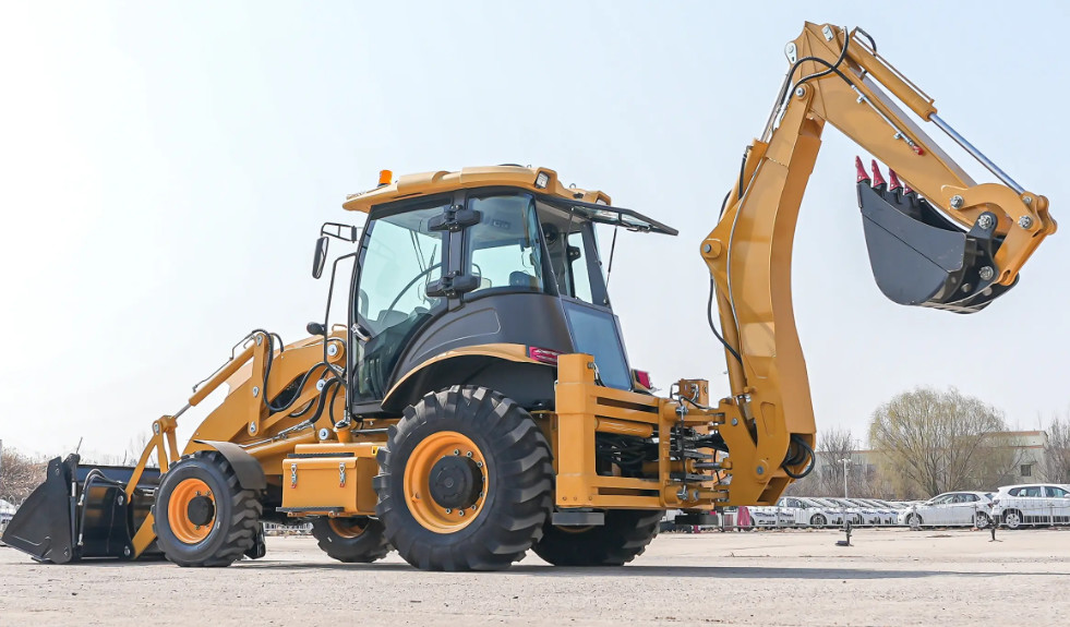WZ40-30 Mini Backhoe Loader Hydraulic 4x4 3 Ton With Multifunction Bucket
