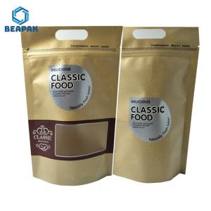 Quality 200 Micron Printed Biodegradable Resealable Food Packaging wholesale