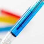 Creative Syringe Style Ballpoint Pen Colorful Oil Filling Plastic Ball Pen