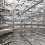Sus304 Welding Water Tank For Water Storage Silver Color Long Working Time