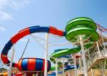 Colorful 10mm Custom Water Slides Equipment For Hotel Resort