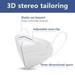 White Anti Fog FFP2 KN95 Medical Protective Mask