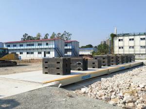 Quality Steel Structure Lorry Vehicle Weight Scales / Electronic Truck Scale 60 Ton To 120 Ton wholesale